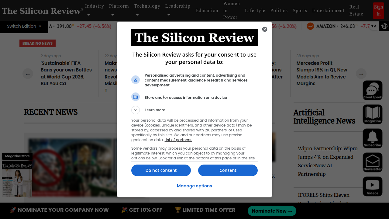 Discover articles and profiles on technology, ethics, and AI development from The Silicon Review.