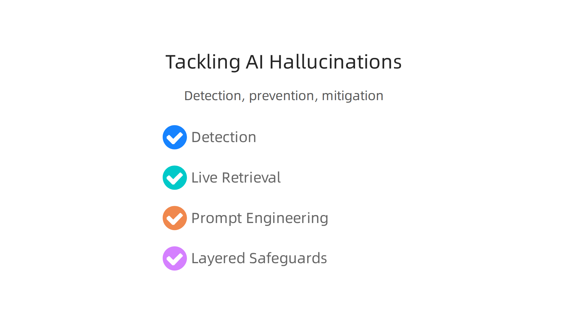 Key strategies for detecting, preventing, and mitigating AI hallucinations in academic work.