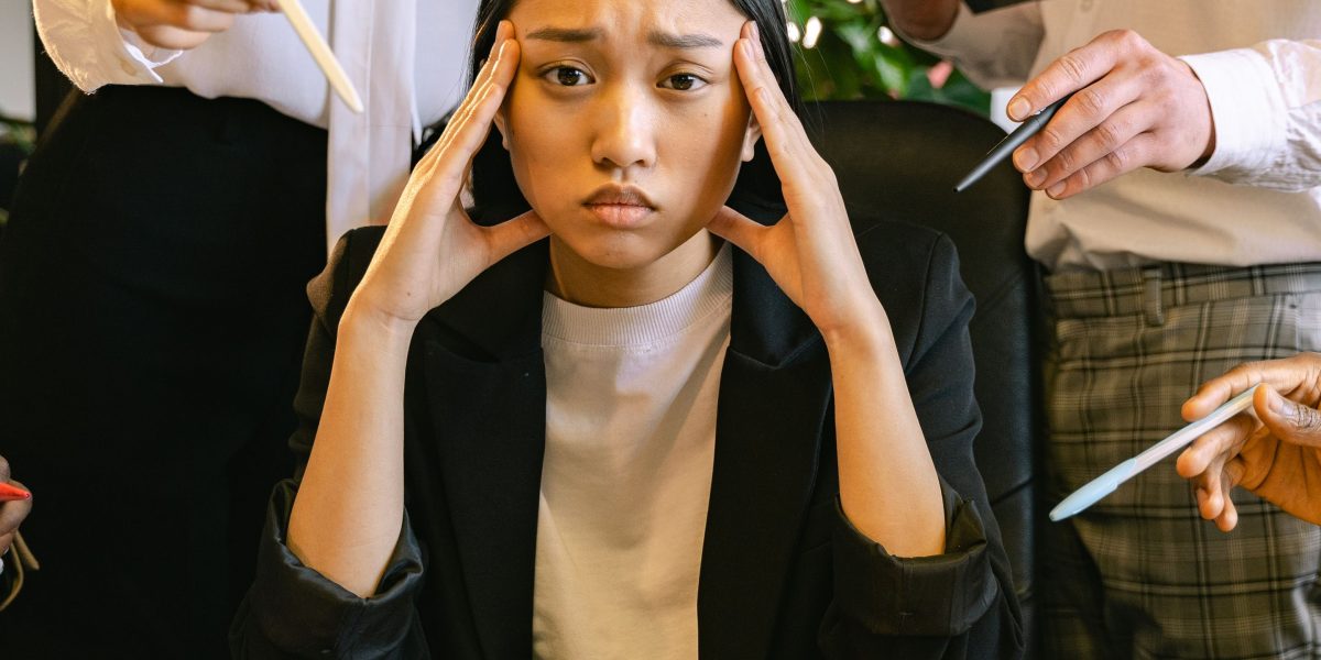 A scene depicting the frustration and challenges businesses face when dealing with the real-world consequences of AI hallucinations.