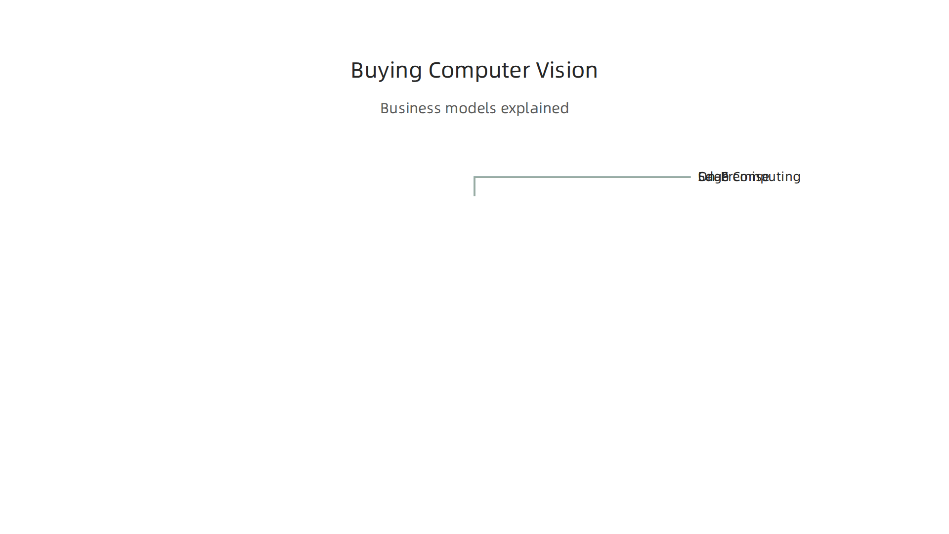 Exploring the different business models for acquiring computer vision solutions.